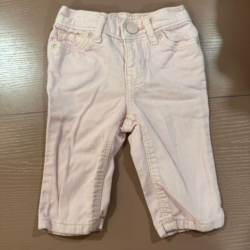 Gap Pink Denim jeans 0-3 Months